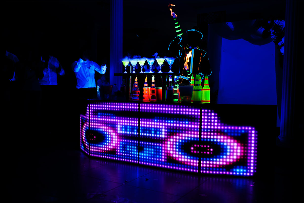 LED Par Can Lights – Battery Powered – Professional Party Rentals